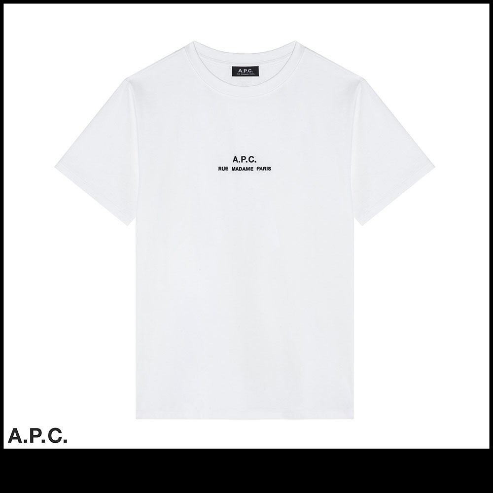 A.P.C*アーペーセー HOMME Rue Madame ロゴ Tシャツ メンズ