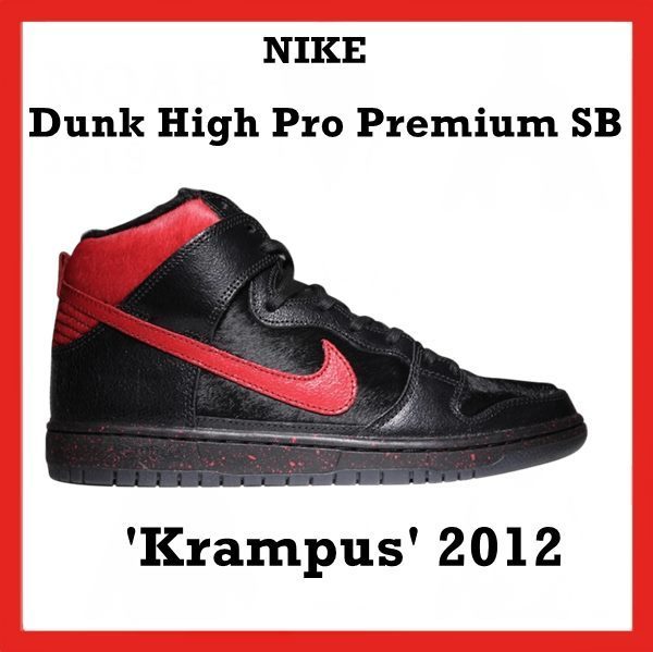 スニーカー NIKE Dunk High Pro Premium SB 'Krampus' 2012 FW AW 12