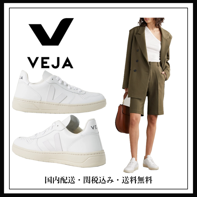 【関税送料込み】VEJA ヴェジャ V-10 レザースニーカー ホワイト