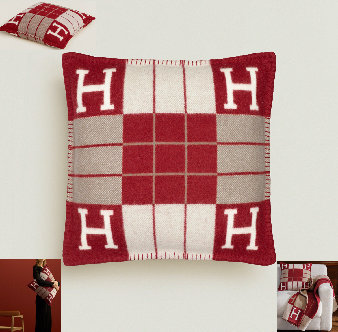 エルメスHermes カシミヤ クッション 日本完売 (HERMES