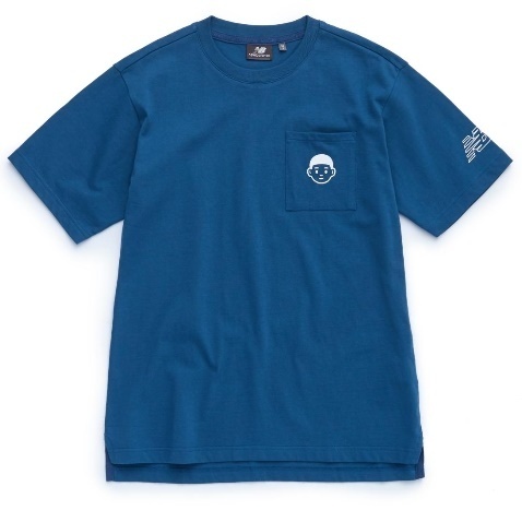 NEW BALANCE X NORITAKE コラボTシャツ ブルーポケットTシャツ