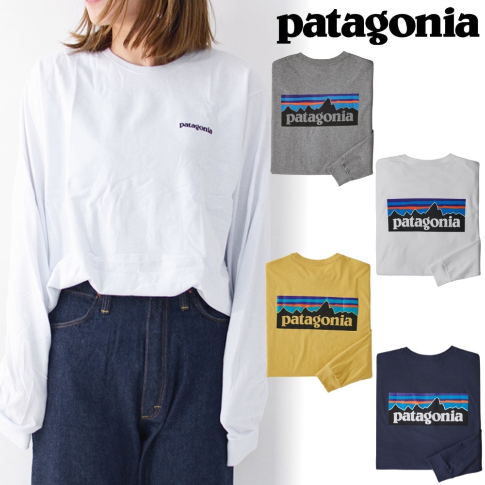 【patagonia】ロングスリーブ P-6ロゴ レスポンシビリT