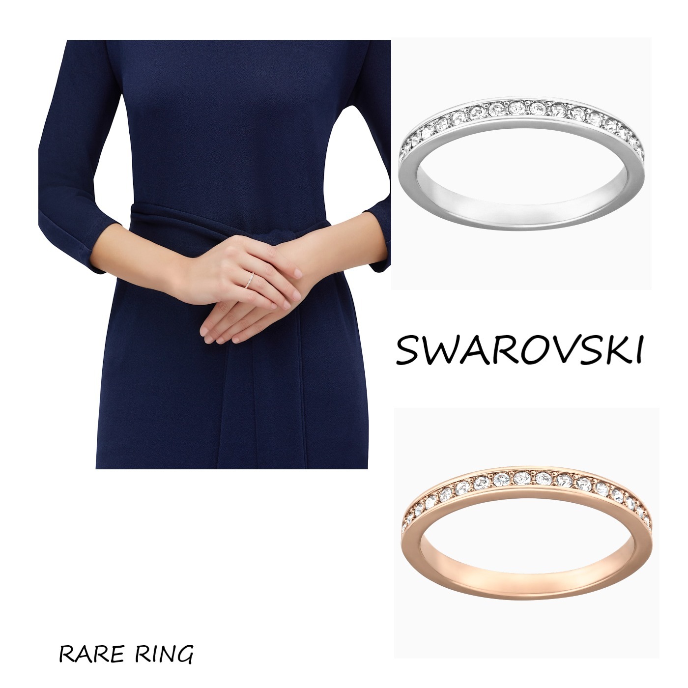 [SWAROVSKI]* RARE RING *シンプルで上品!レアリング