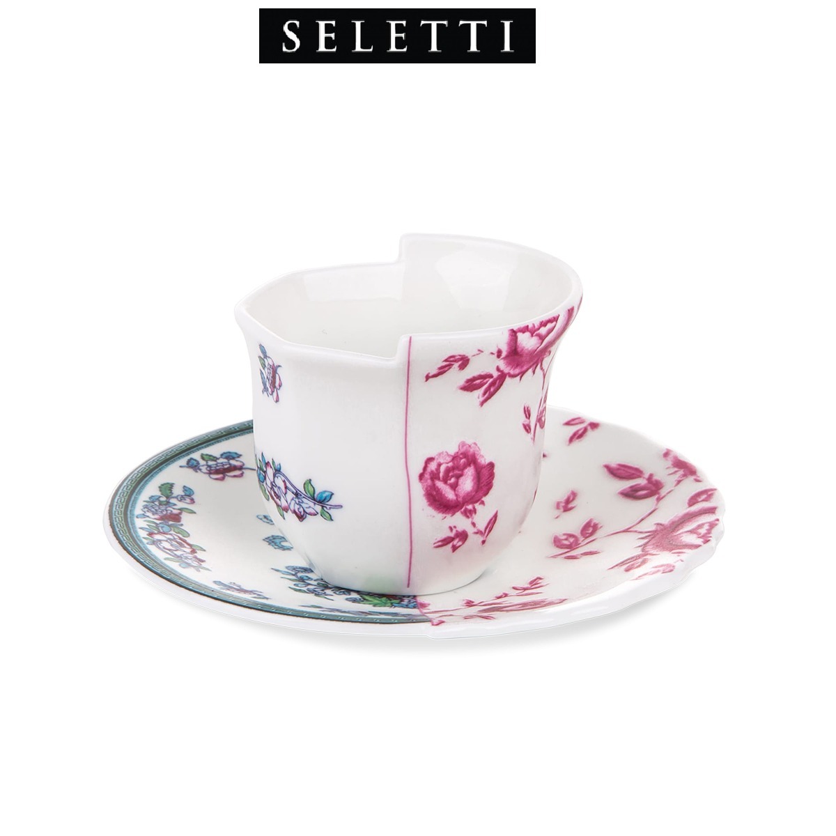 国内発| SELETTI Hybid コーヒーカップ&ソーサ― Leonia