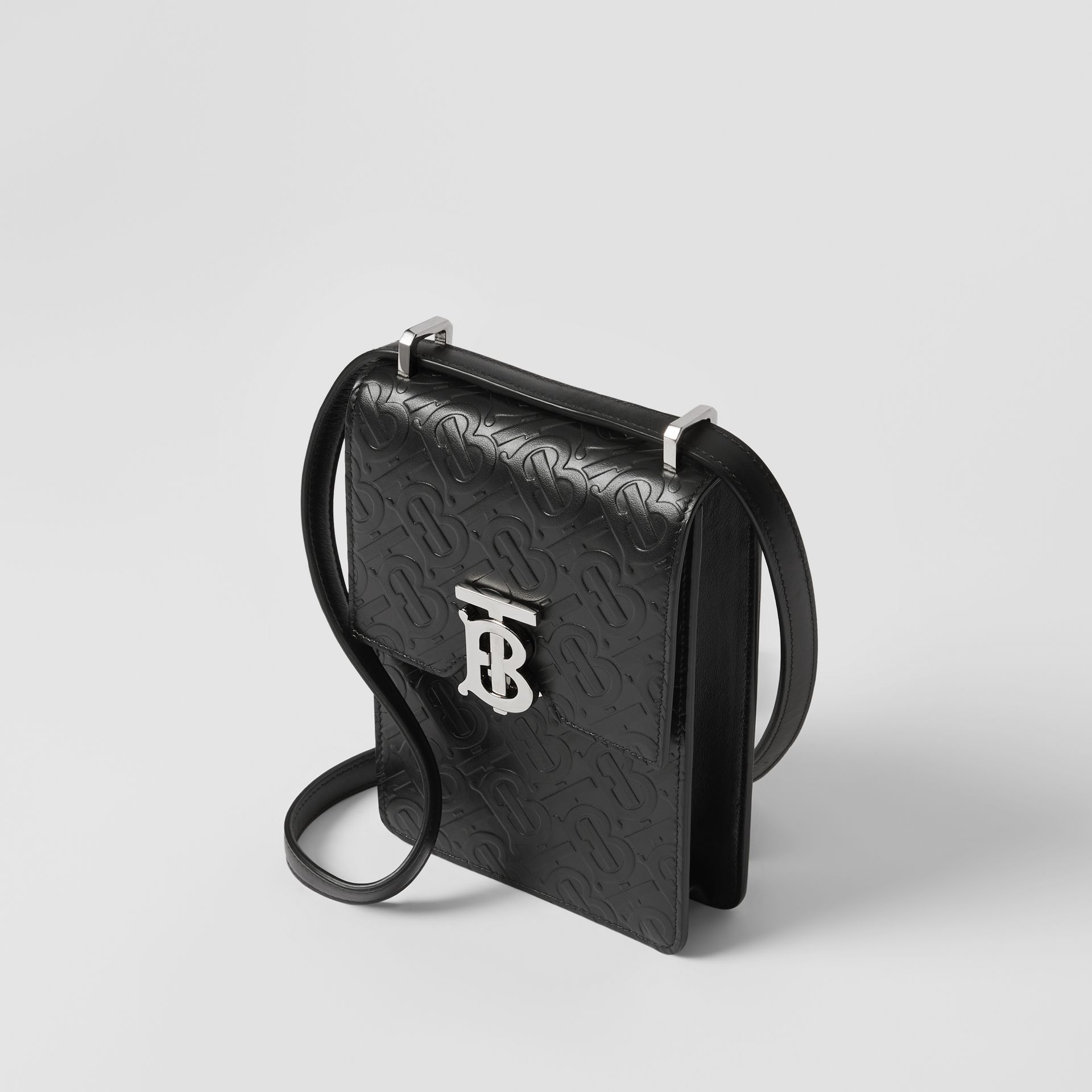 【BURBERRY】大人気!TBロゴ モノグラムレザー ロビンバッグ