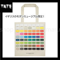 Unisex Street Style A4 Logo Totes