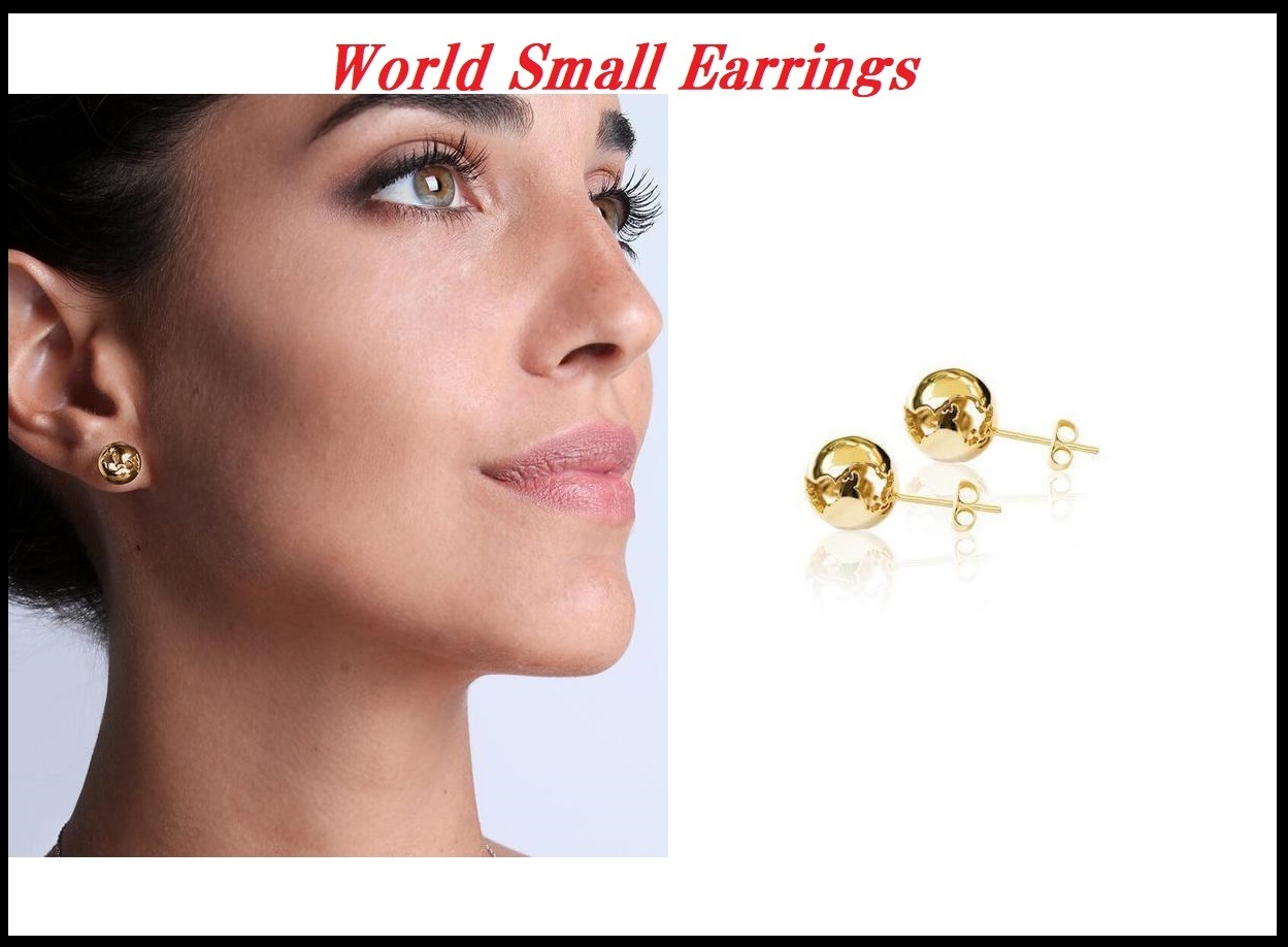 日本未入荷☆ブロガー多数愛用*ワールドスモールイヤリング GOLD