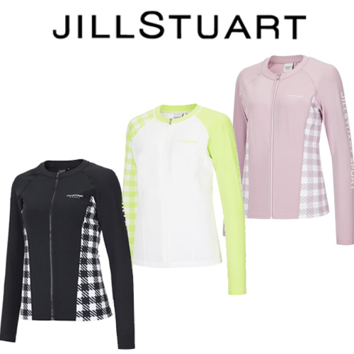 ★2020新作★JILLSTUART★LOVELY CHECK ZIP-UP RASHGUARD_3色