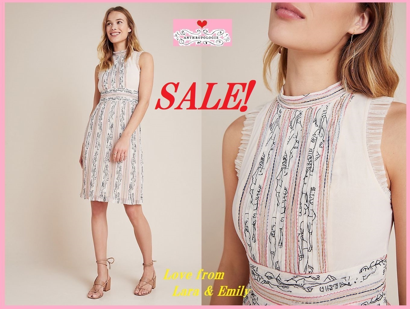 SALE☆アンソロ完売*即納【Anthro】ルノワールドレス Size:US4
