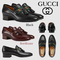 【GUCCI】ウェブ&インターロッキングG*タッセルローファー*35mm 【GUCCI】ウェブ&インターロッキングG*タッセルローファー*35mm