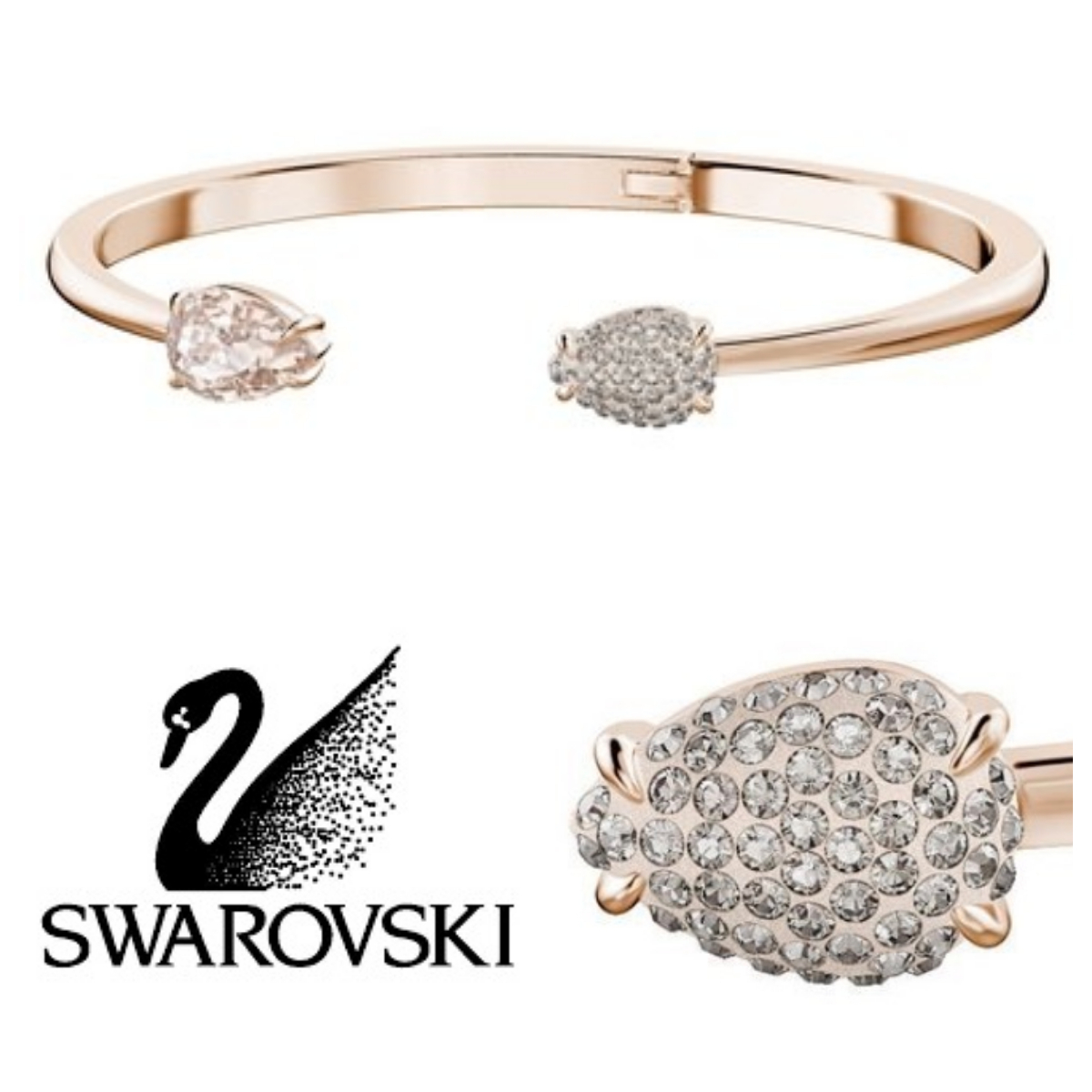 クリスタルブレスレット ゴールド ☆ SWAROVSKI