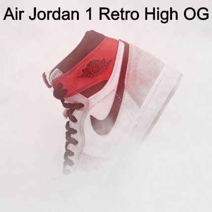 ★レア Nike Air Jordan 1 Retro High OG AJ1 Light Smoke Grey