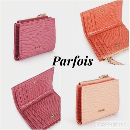 PARFOIS 財布・小物その他 ポルトガルParfois★綺麗カラーのコンパクト財布 クロコ柄★2色