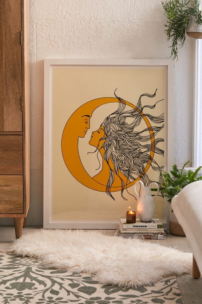 選べるフレーム《UO》Sun and Moon プリントアート 76x102cm キャンバスアート・絵画 選べるフレーム《UO》Sun and Moon プリントアート 76x102cm キャンバスアート・絵画