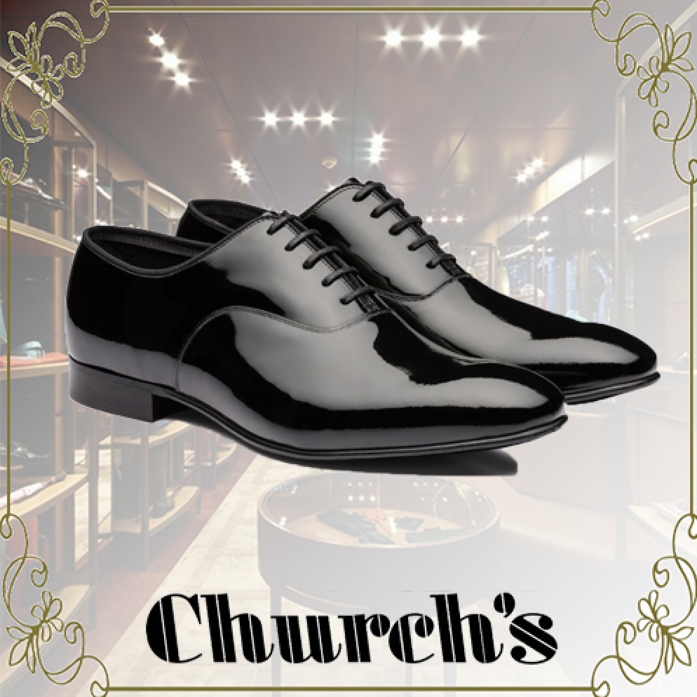 【★大人気★】CHURCH'S ☆ パテントレザーオックスフォード♪ ドレスシューズ・革靴・ビジネスシューズ 【★大人気★】CHURCH'S ☆ パテントレザーオックスフォード♪ ドレスシューズ・革靴・ビジネスシューズ