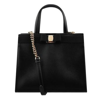 FERRAGAMO トートバッグ 【関税負担】 SALVATORE FERRAGAMO VARA TOTEBAG