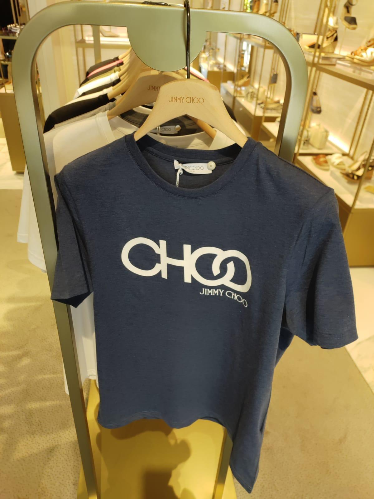JIMMY CHOO《セールで選べる5色》メンズCHOOロゴ Tシャツ