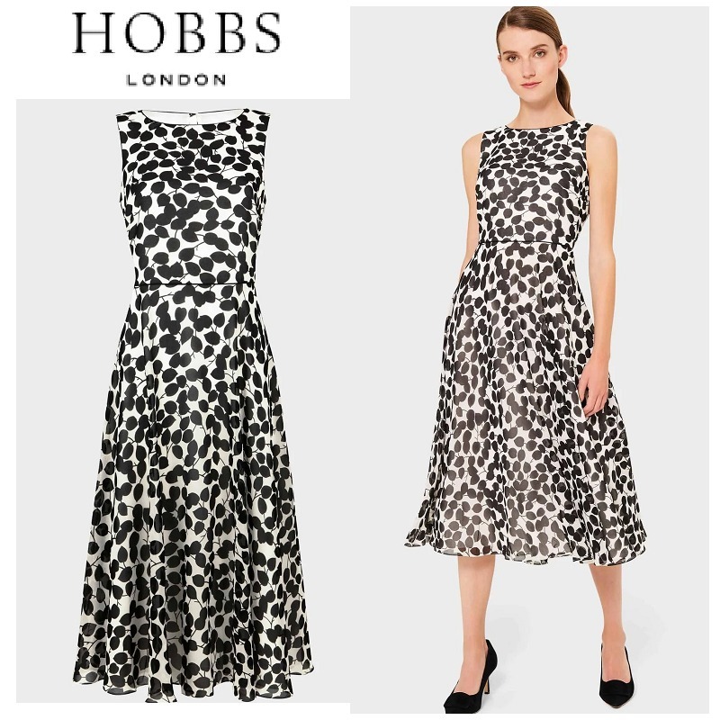 安い割引 【HOBBS】ミドル丈ワンピース お洒落なリーフ柄が可愛い♪ ワンピース 安い割引 【HOBBS】ミドル丈ワンピース お洒落なリーフ柄が可愛い♪ ワンピース