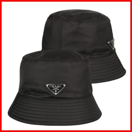 PRADA Wide-brimmed Hats Nylon Bucket Hat