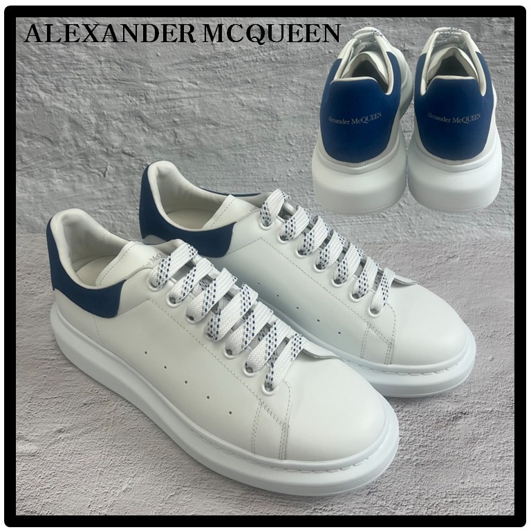 ★関税込★ALEXANDER MCQUEEN★レザー OVERSIZED SNEAKERS★人気