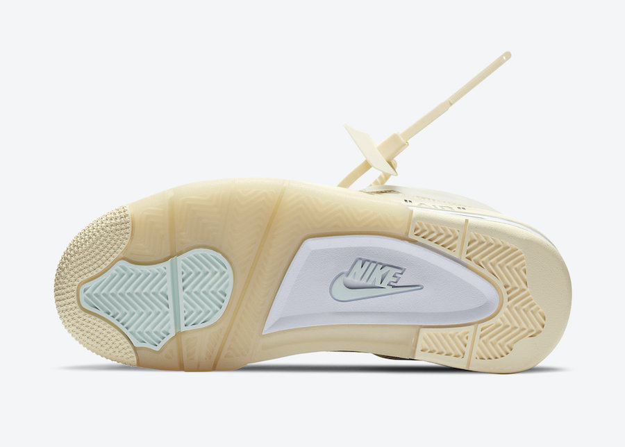 Off-White x NIKE Air Jordan 4 SP WMNS “Sail” 2020 AW FW 20