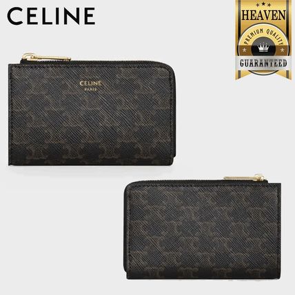 CELINE Triomphe Canvas x 財布・小物(レディース)|新作を海外通販 CELINE Triomphe Canvas x 財布・小物(レディース)|新作を海外通販