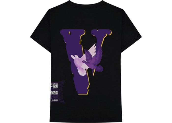 Tシャツ・カットソー Nav x Vlone Doves Tee White Black Purple ss 20 2020 Nav x Vlone Doves Tee White Black Purple ss 20 2020