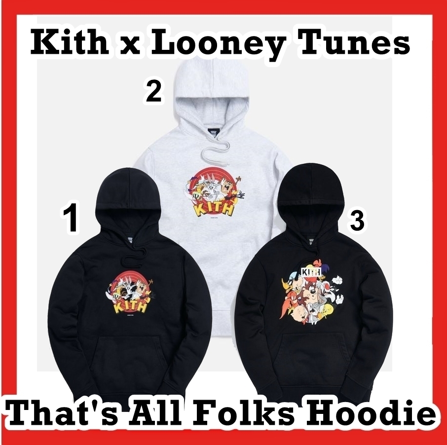【人気商品!】
Folks All That's Tunes Looney x Kith Hoodie 2020 WHITE BLACK パーカー・フーディ 【人気商品!】
Folks All That's Tunes Looney x Kith Hoodie 2020 WHITE BLACK パーカー・フーディ