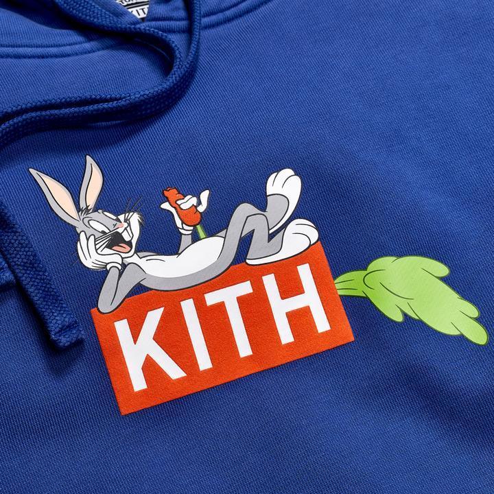 Kith x Looney Tunes Carrot Hoodie Blue 2020 SS 20 パーカー