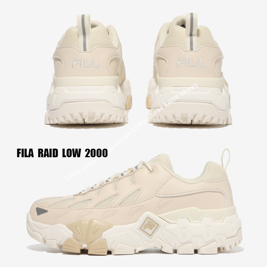 FILA★RAID LOW 2000★レトロ★厚底★兼用★ベージュ系