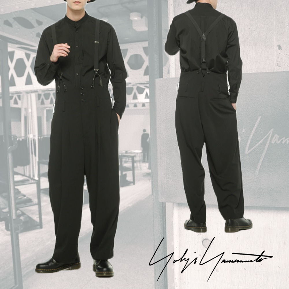 ◆国内発◆【Yohji Yamamoto】High Waist Wide Suspenders Pants パンツ・ボトムスその他 ◆国内発◆【Yohji Yamamoto】High Waist Wide Suspenders Pants パンツ・ボトムスその他