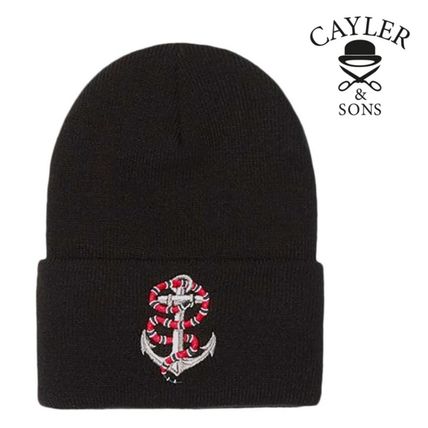 CAYLER&SONS Knit Hats Unisex Blended Fabrics Street Style Knit Hats