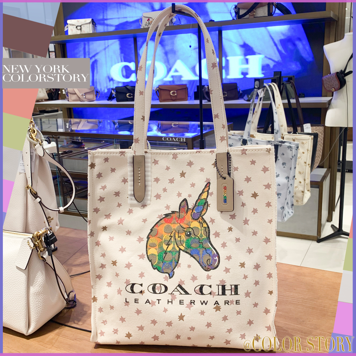 【COACHブティック】●日本即完売！●軽量！●キャンバス トート