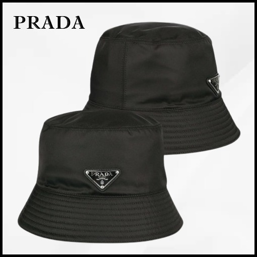 ◆PRADA◆ナイロン バケットハット トライアングルロゴ 正規品