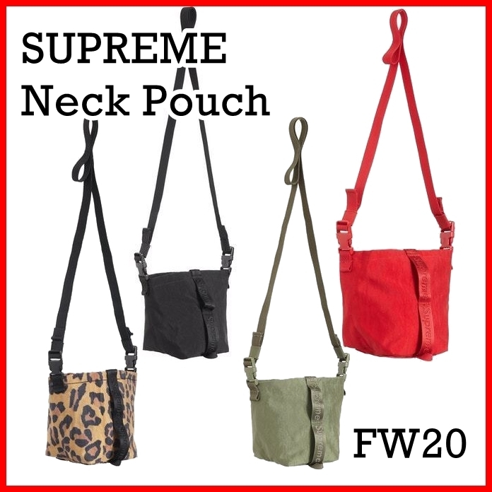 バッグ・カバンその他 SUPREME Neck Pouch AW FW 20 WEEK 1