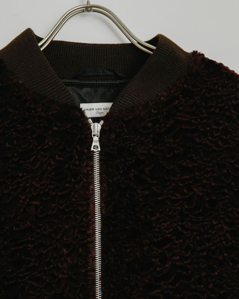 Dries Van Noten MA-1 【Dries Van Noten】ボア ボンバージャケット Red Brown 送関込(4)