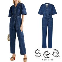 Sea NEW YORK☆ベルト&ラッフル付き デニム ジャンプスーツ (Sea NEW ...