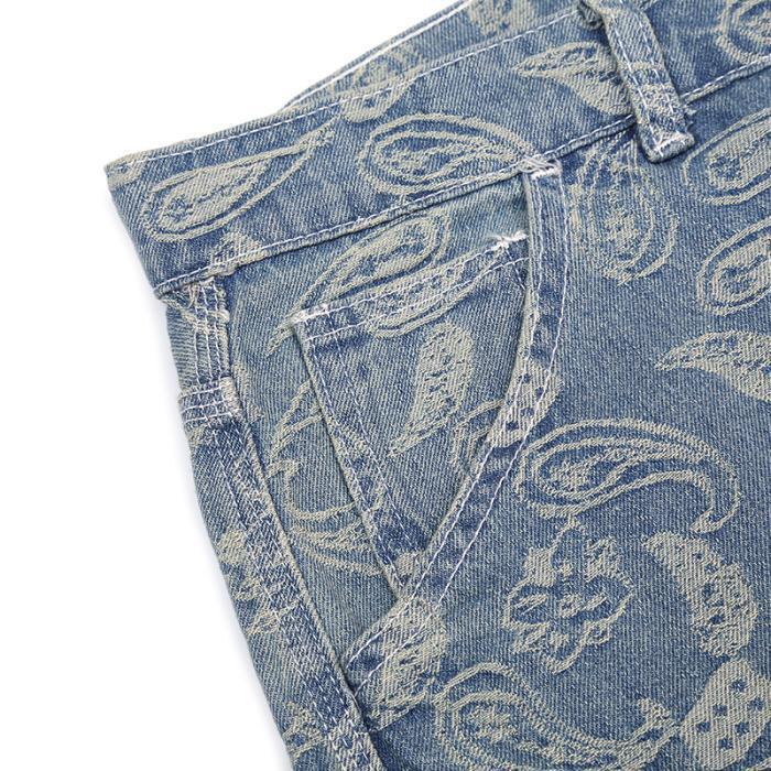 緩いストレート刺繍プリントストリートジーンズ b98 org.jpg