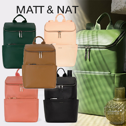 【MATT&NAT】ビーガン素材〇BRAVEリュック〇Purityコレクション