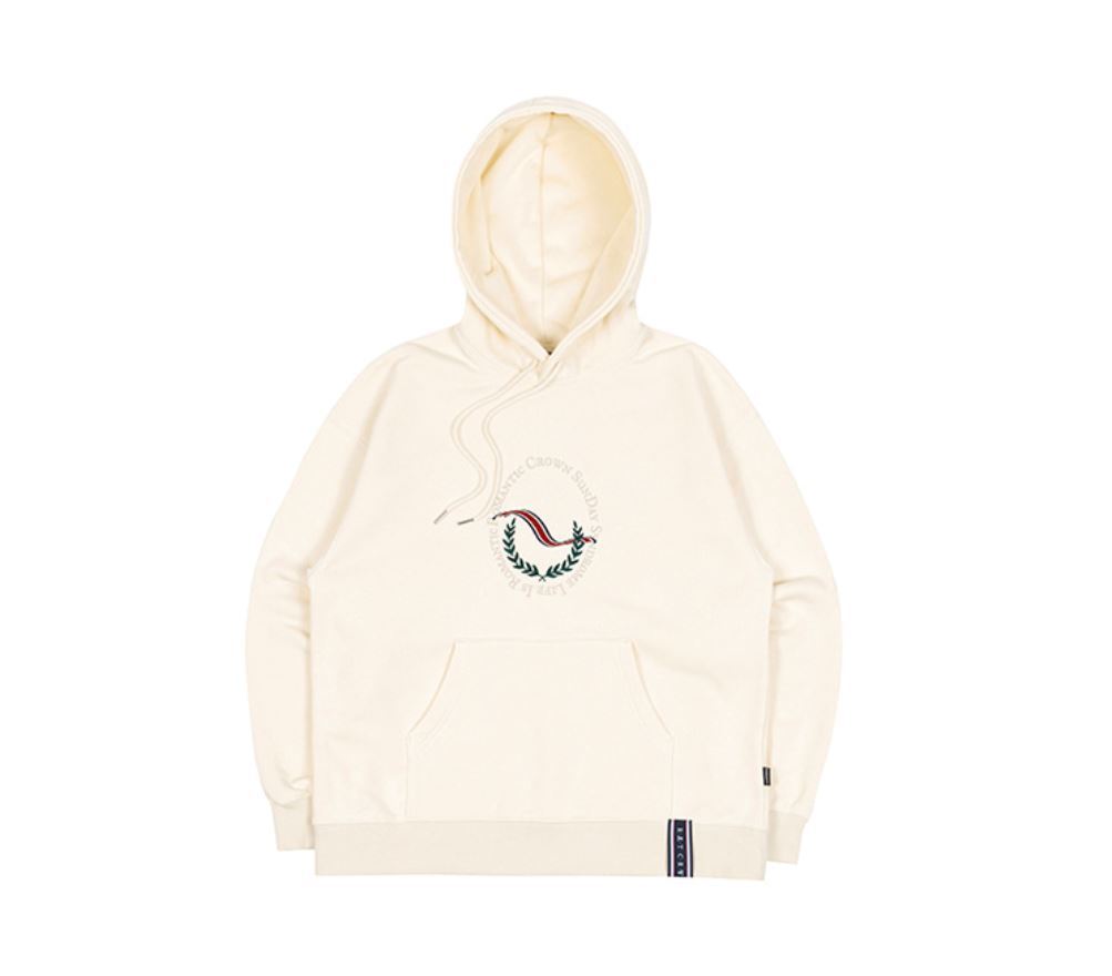 日本未入荷ROMANTIC CROWNのCEREMONY LAUREL HOODIE 全3色 日本未入荷ROMANTIC CROWNのCEREMONY LAUREL HOODIE 全3色