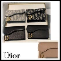 Christian Dior SADDLE Card Holders