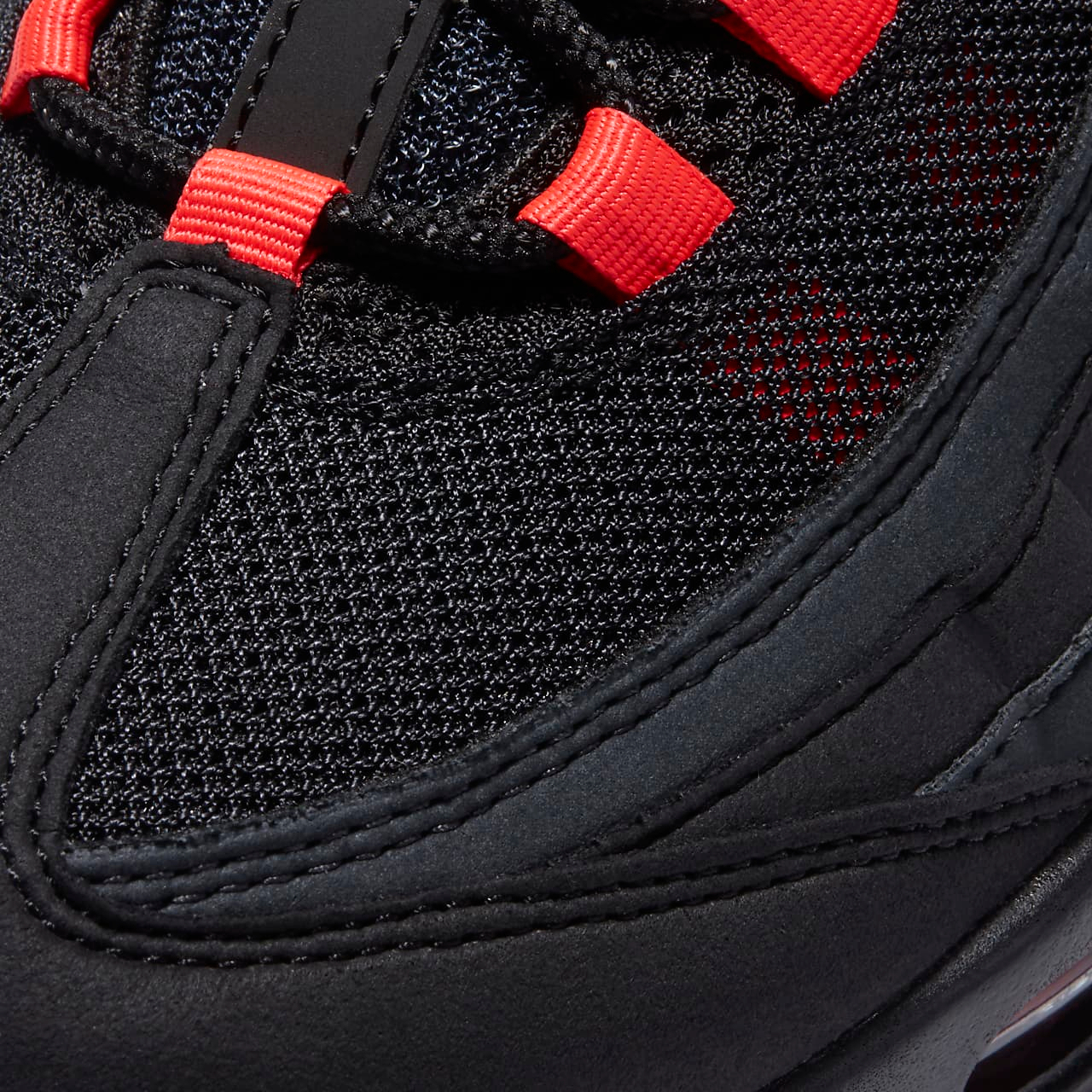 Nike スニーカー 【ナイキ】 AIR MAX 95 BLACK LASER CRIMSON(2)