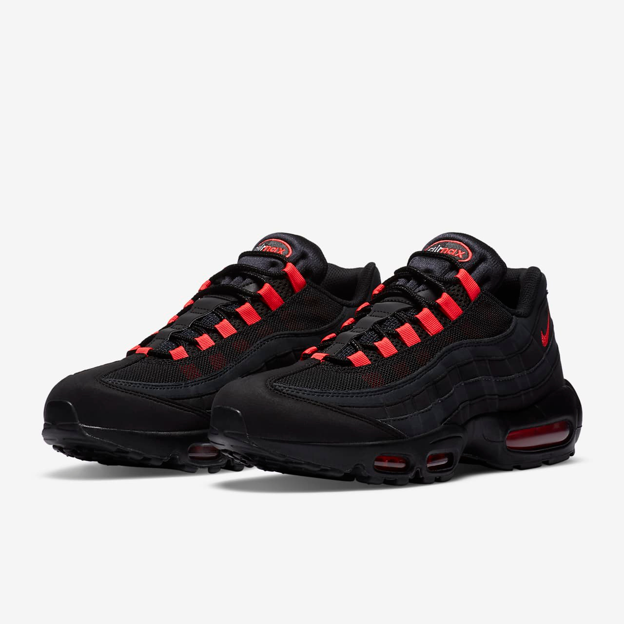 Nike スニーカー 【ナイキ】 AIR MAX 95 BLACK LASER CRIMSON(4)