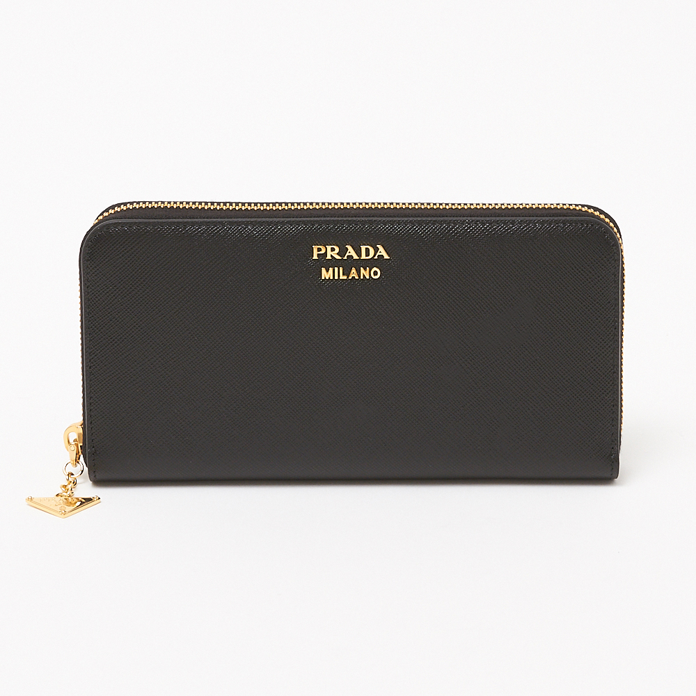2020年新作 PRADA SAFFIANO TRIANG  長財布 NERO