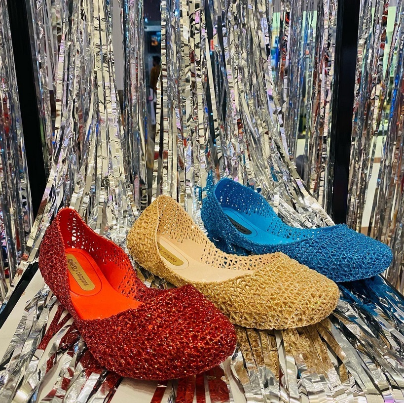 Melissa バレエシューズ 新作Melissa 追跡付/送料込 カンパーナコラボ カンパーナパペル(5)
