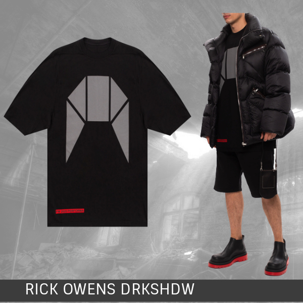 関税込み 完売モデル【RICK OWENS DRKSHDW】プリントTシャツ