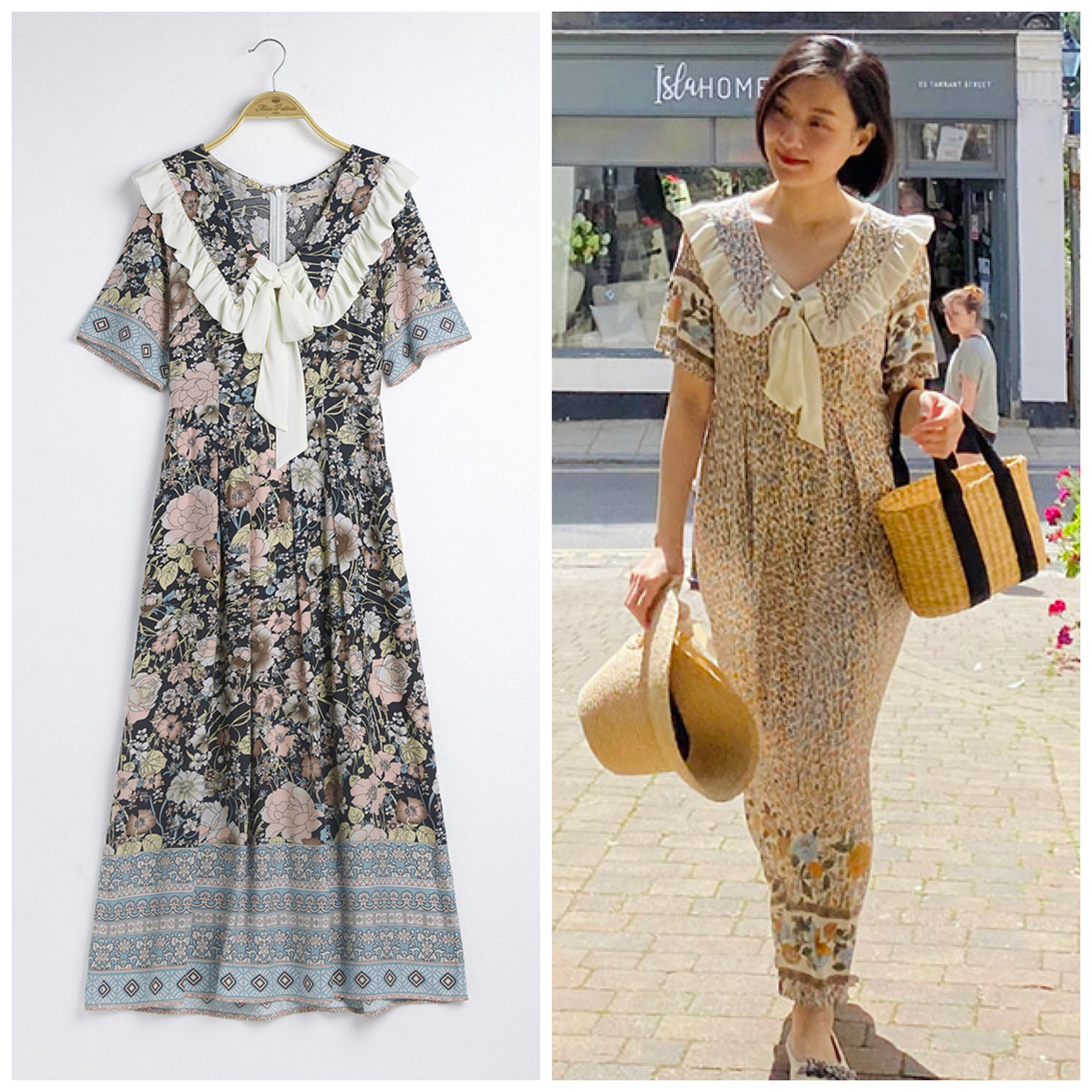 Taylor愛用ブランド♪La Belle Maxi Dress*70'マキシワンピース
