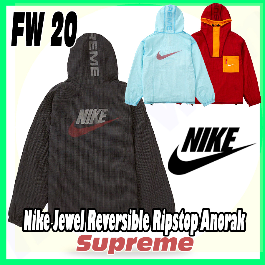 想像を超えての 2 Anorak Ripstop Reversible Jewel Nike x Supreme 20 FW Week パーカー・フーディ 想像を超えての 2 Anorak Ripstop Reversible Jewel Nike x Supreme 20 FW Week パーカー・フーディ