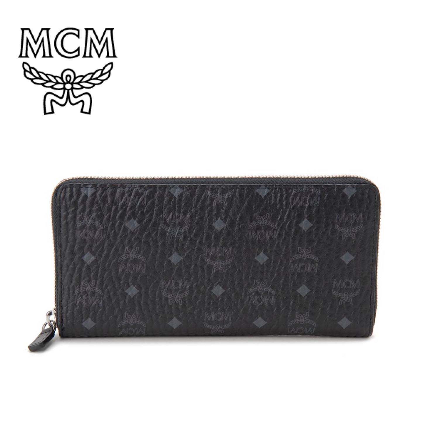 ★ MCM ★ ロゴモノグラム ラウンドファスナー長財布