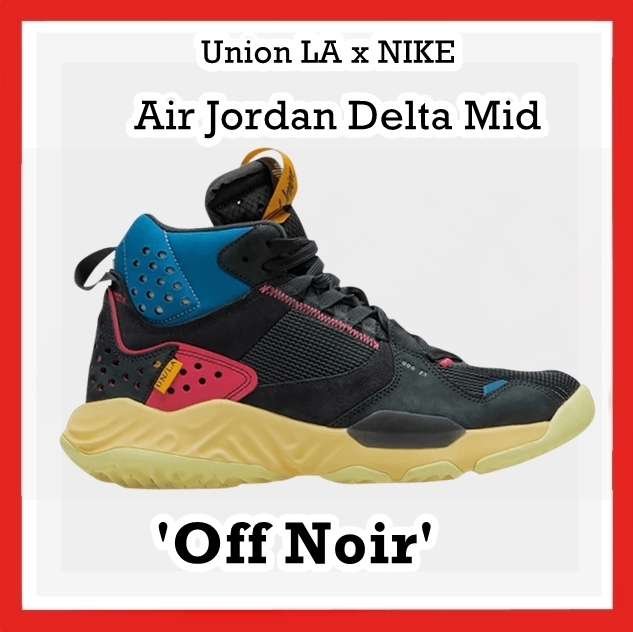 スニーカー Union LA x NIKE Air Jordan Delta Mid 'Off Noir' 2020 AW 20